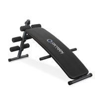 Скамья для пресса изогнутая черная OXYGEN FITNESS EVERETT