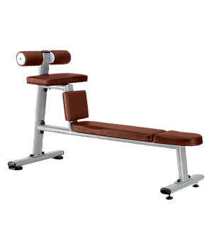 Скамья для скручиваний горизонтальная BRONZE GYM J-035 (КОРИЧНЕВЫЙ)